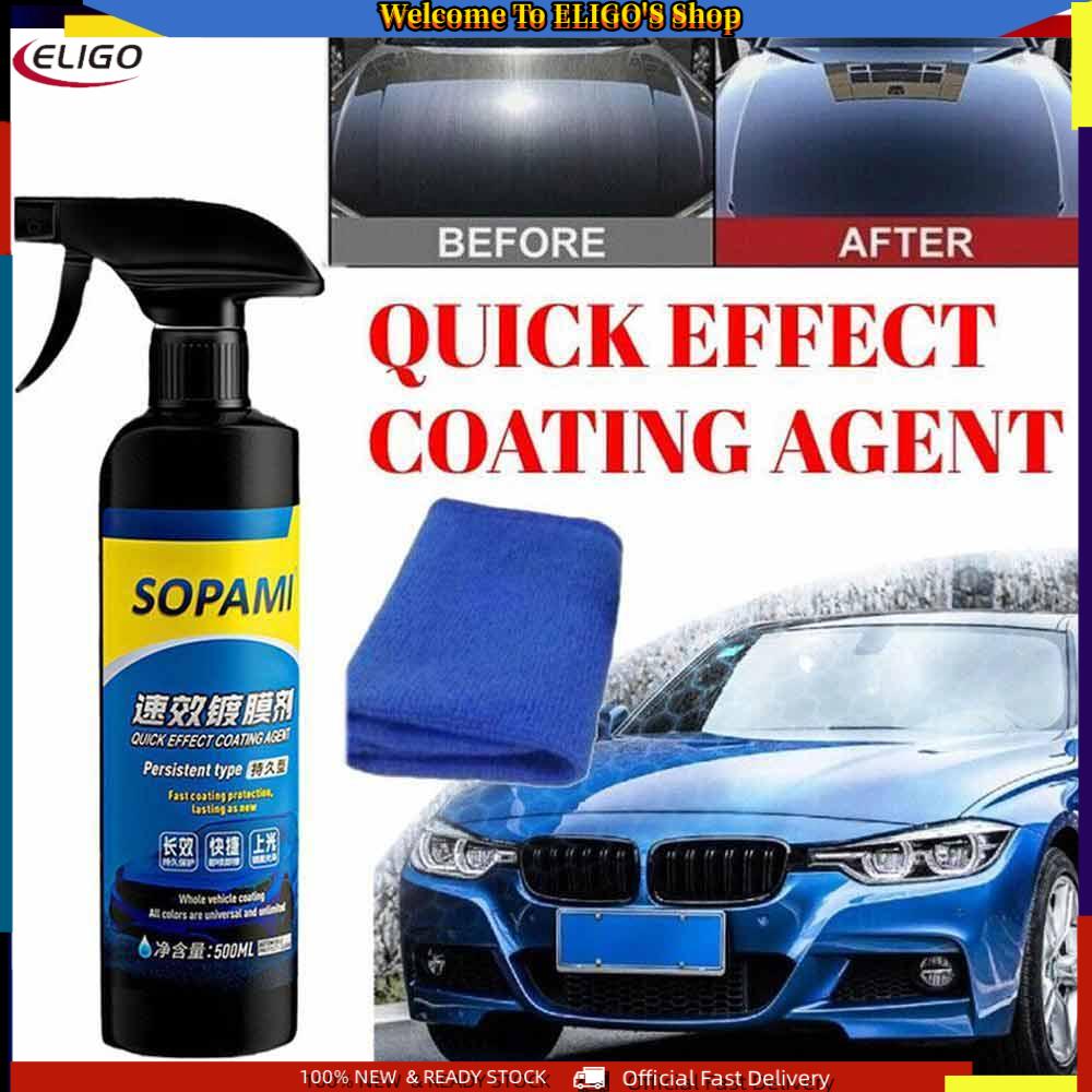 Sopami Car Coating Spray, Sopami Oil Film Cleaning Cleaner Emulsion Strong  Remover
